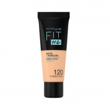 Maybelline New York Fit Me - Fond de Teint Matte - 120 Ivoire Classique