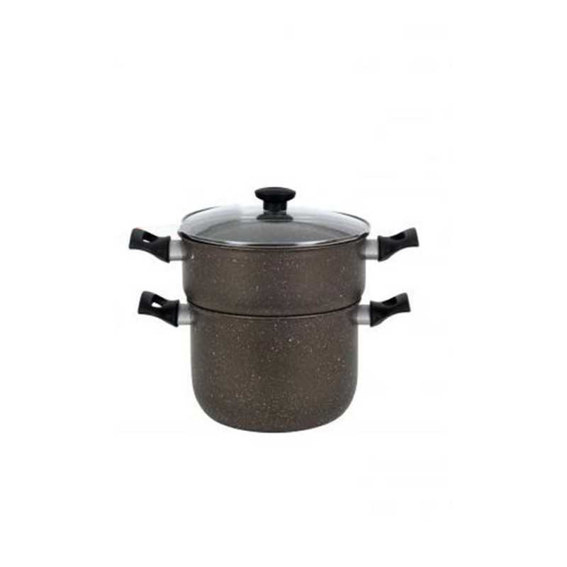 Cook'Art Forged Couscoussier 6 Litres - Brown Mettalic