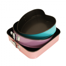 SET DE 3 Moules à gâteau QYX-404
