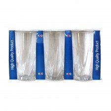 Lot de 3 verres D'eau ROYAL SHOP