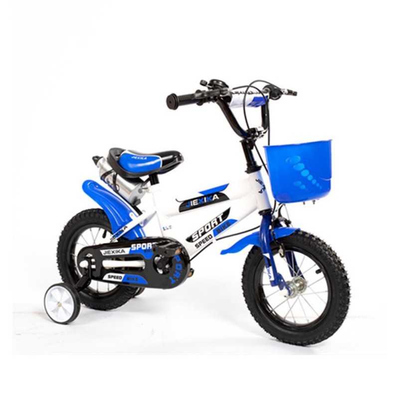 Bicyclette pour enfants 12'' pouces Bleu (2-4 Ans) JIEXIKA