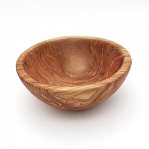 Saladier Rond Moderne en Bois d'olivier