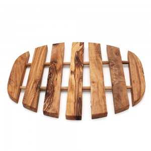 Dessous de plat en bois d'Olivier