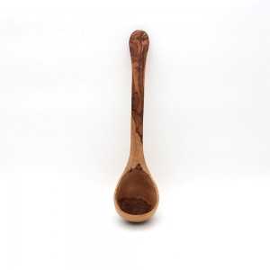 Grande louche à soupe et sauce, outil de cuisine en bois d'olivier
