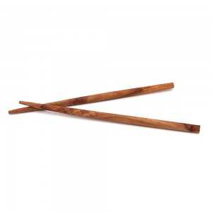 Baguettes chinoises ou japonaises en bois d'olivier naturel, sans plastique, sans colle
