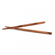 Baguettes chinoises ou japonaises en bois d'olivier naturel, sans plastique, sans colle