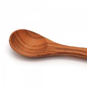 Petite cuillère à café ou thé en bois d'olivier