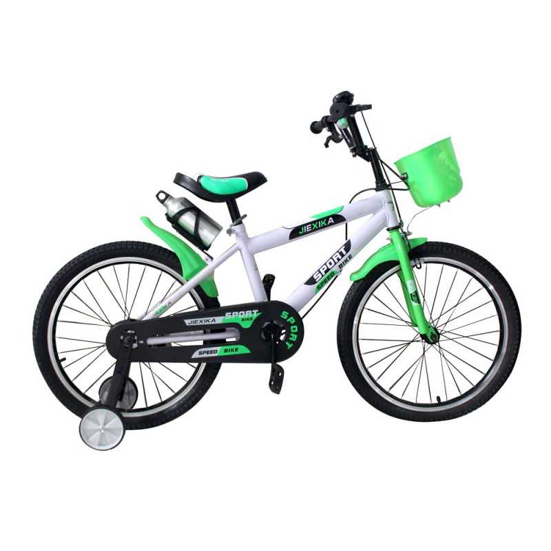 Bicyclette pour enfants 20'' pouces Vert (6-8 Ans) JIEXIKA