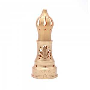 Lanterne De Ramadan en plastique Dorée décorative "Fanous Ramadhan"