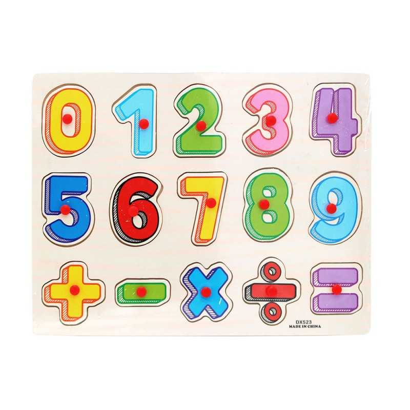 Puzzle chiffre en bois jouet enfant plus de 3 ans