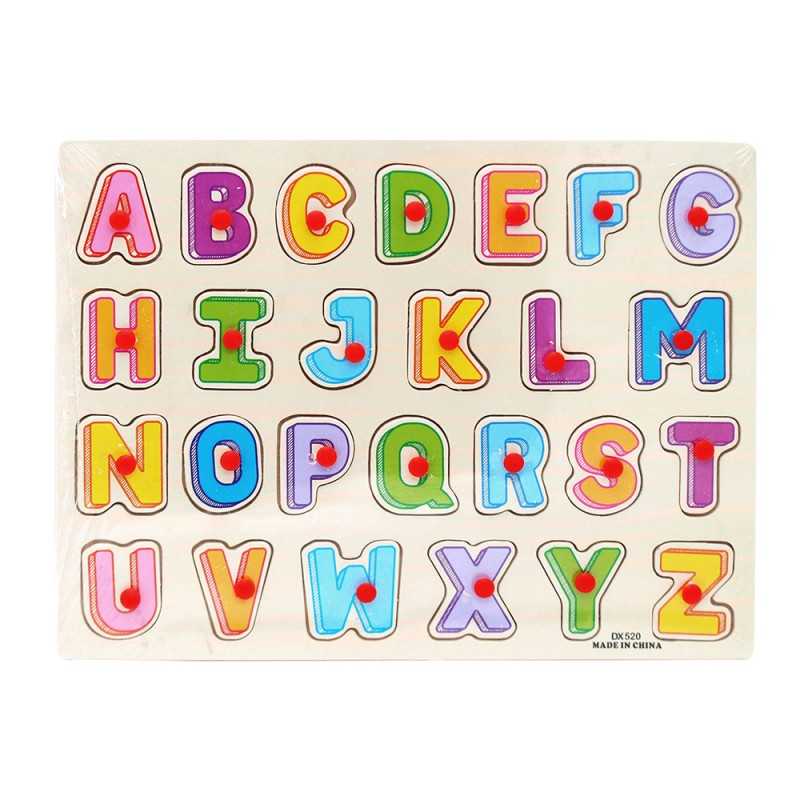 Puzzle alphabet français en bois jouet enfant plus de 3 ans