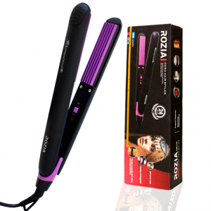 Plaque Cheveux ROZIA Professionnel 360 a friser dégrée Noir et Violet Plaque Cheveux ROZIA Professionnel 360 a friser dégrée Noir et Violet