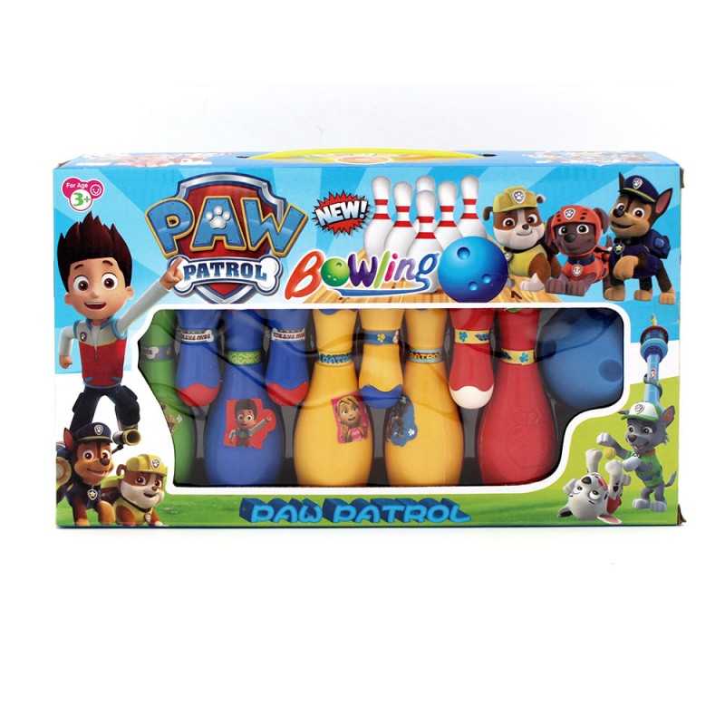 Jeu de bowling Paw Patrol colorés jouet enfants plus de 3 ans