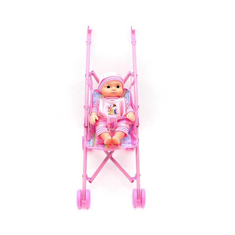 Poussette de poupée | Poussette de poupée adaptée aux pour poupées -  Accessoires de poupée pour Fille à partir de 3 Ans Acces