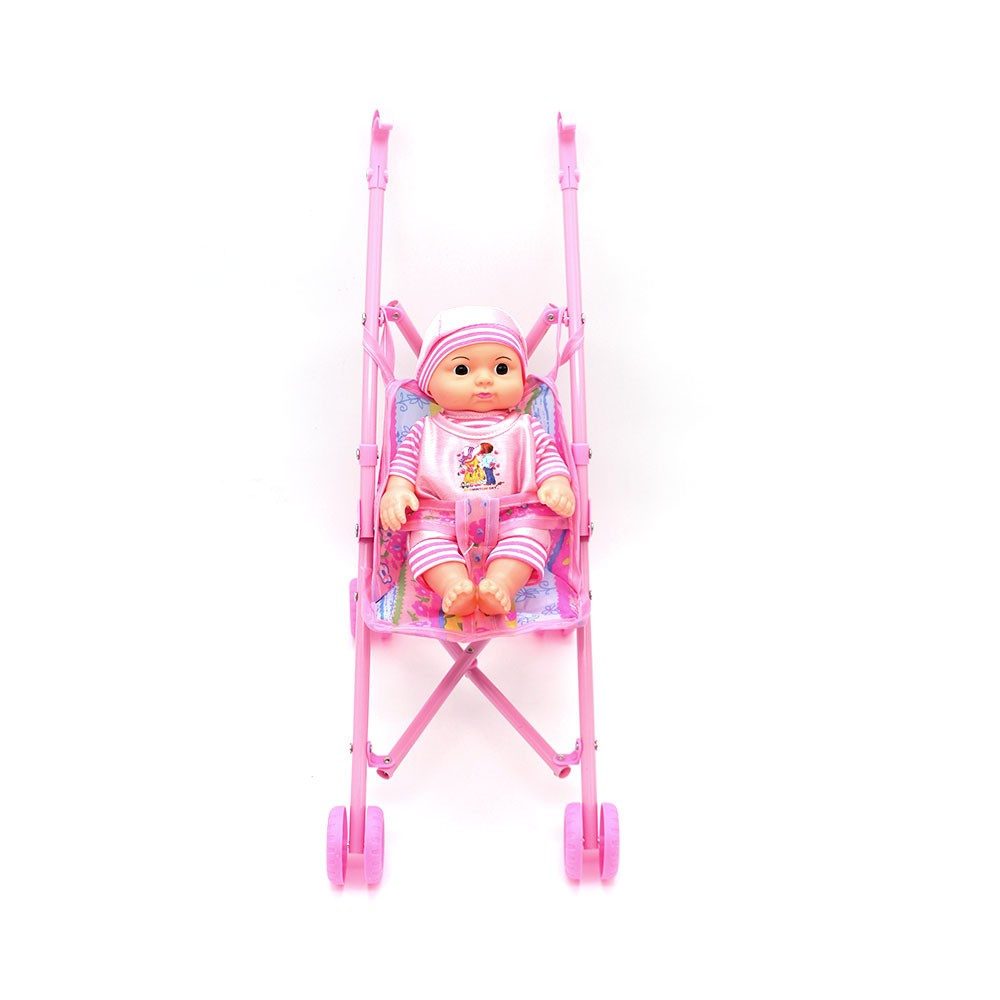 Poussette avec bebe jouet sales