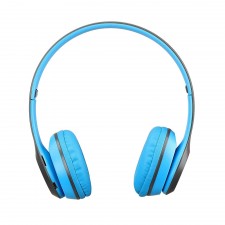 Casque-Micro Bluetooth 5.0 P47 - Bleu