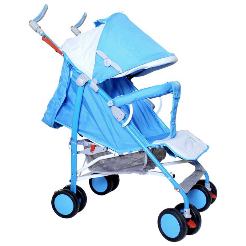 Poussette cheap bebe bleu