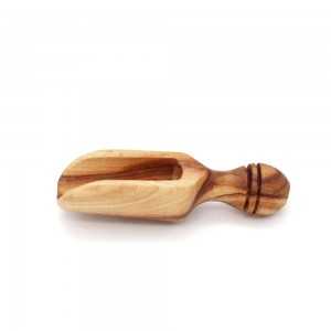 Pelle Doseur à Sel et Épices en Bois d'Olivier