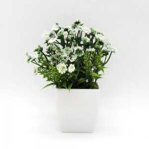 Fleur artificielle Blanc avec pot