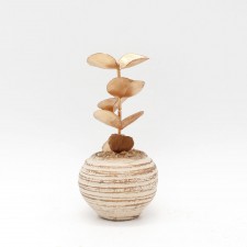 Plante Artificielle Doré avec Pot