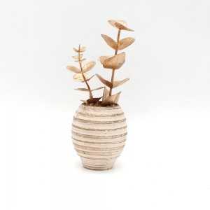 Plante Artificielle Doré avec Pot