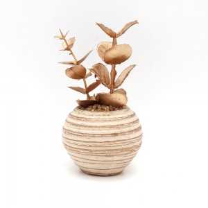 Plante Artificielle Doré avec Pot