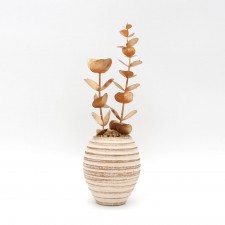 Plante Artificielle Doré avec Pot