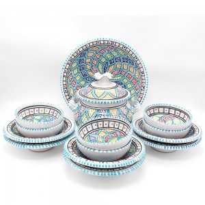 Services À Table 15 Pièces En Céramique Pour 6 Personne
