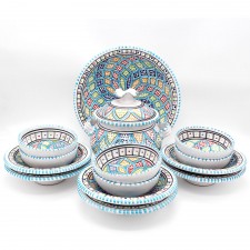 Services À Table 15 Pièces En Céramique Pour 6 Personne