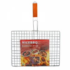 Grille rectangulaire Barbecue en Inox - Double Face - 36cm