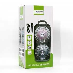 Haut Parleur Rechargeable Radio Bluetooth avec Micro et Télécommande