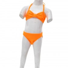 Maillot de bain Enfant Bikini 3 pièces Kan - orange fluo