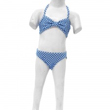 Maillot de bain Enfant Bikini 3 pièces Kan - Bleu-blanc
