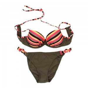 Maillot de bain femme Bikini 2 pièces Kan - Vert Militaire Maillot de bain femme Bikini 2 pièces Kan - Vert Militaire