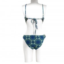 Maillot de bain femme Bikini 2 pièces Kan Taille XL - Bleu-vert