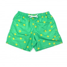 Short maillot de bain pour homme vert motif Ananas Taille S