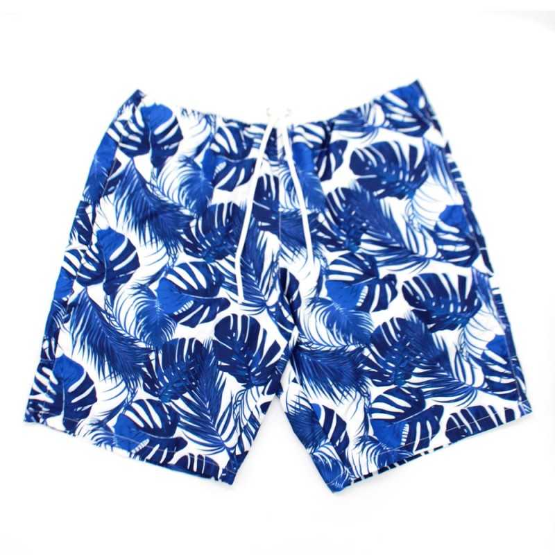 Short maillot de bain pour homme Bleu Hawaï