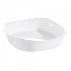 Plat à Four Blanc 20 x 20cm Luminac