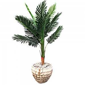 Mini Palmier Cycas artificiel d'intérieur avec pot en céramique