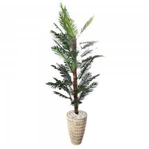 Grand Palmier Cycas artificiel d'intérieur avec pot en céramique
