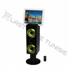 Haut Parleur avec Support Tablette QFX Rechargeable CS-227