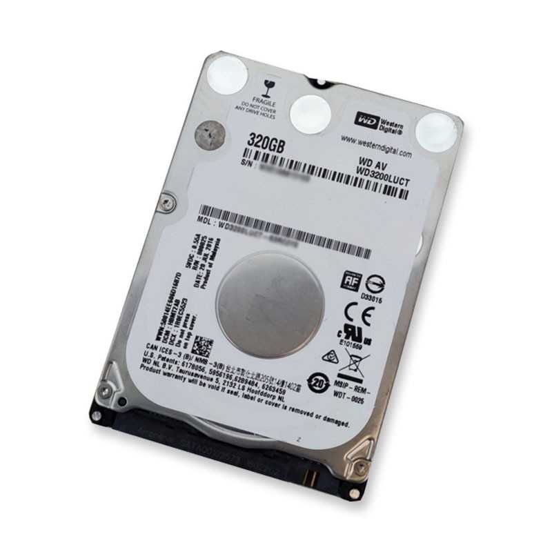 Disque Dur Interne SATA 2.5" Hitachi 320 Go Pour PC Portable - Modèle Z5K320-320 - Occasion Fonctionnel