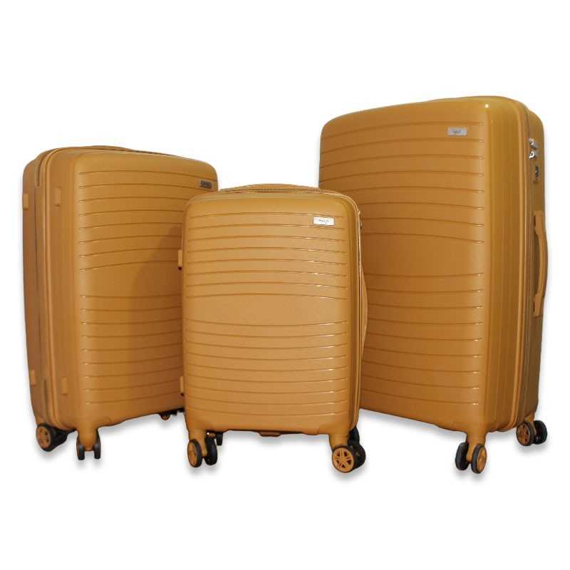 Set de Trois valises avec roues 360° - Maji BAG - Caramele