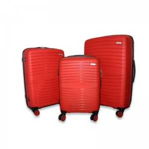 Set de Trois valises avec roues 360° - Maji BAG - Rouge