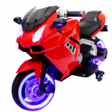 Moto électrique pour Enfants BMW Rouge avec USB/carte TF-SD/AUX