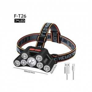 Lampe Frontale De Peche LED Rechargeable 7 LED - Last Price Tunisie