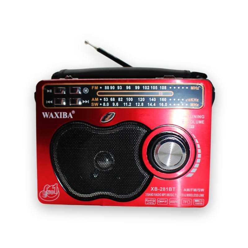 Radio FM Rechargeable WAXIBA Rouge