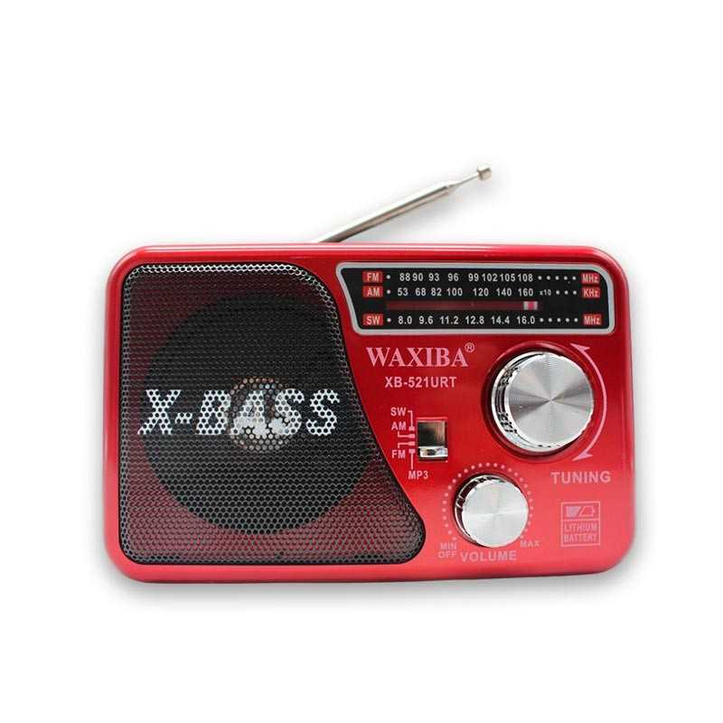Radio FM Rechargeable WAXIBA Rouge XB-521R