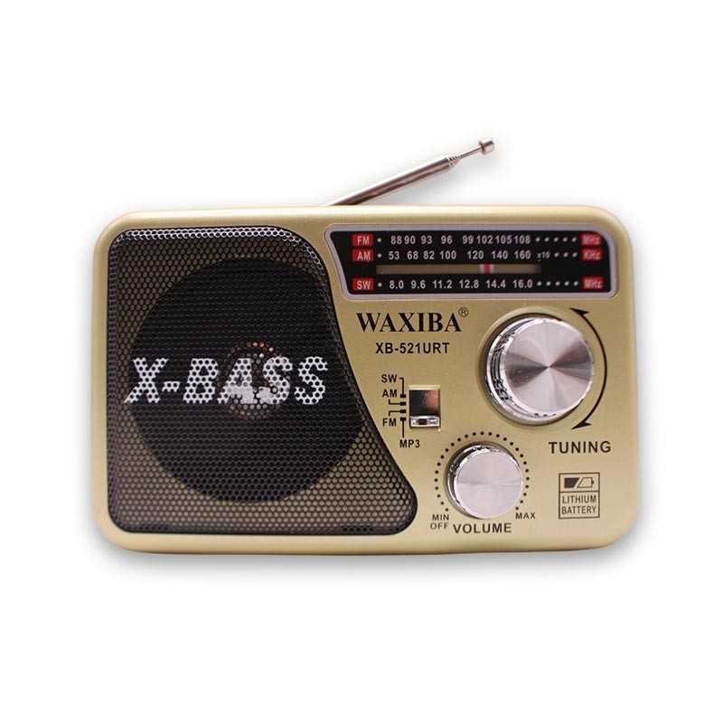 Radio FM Rechargeable WAXIBA Gold XB-521G