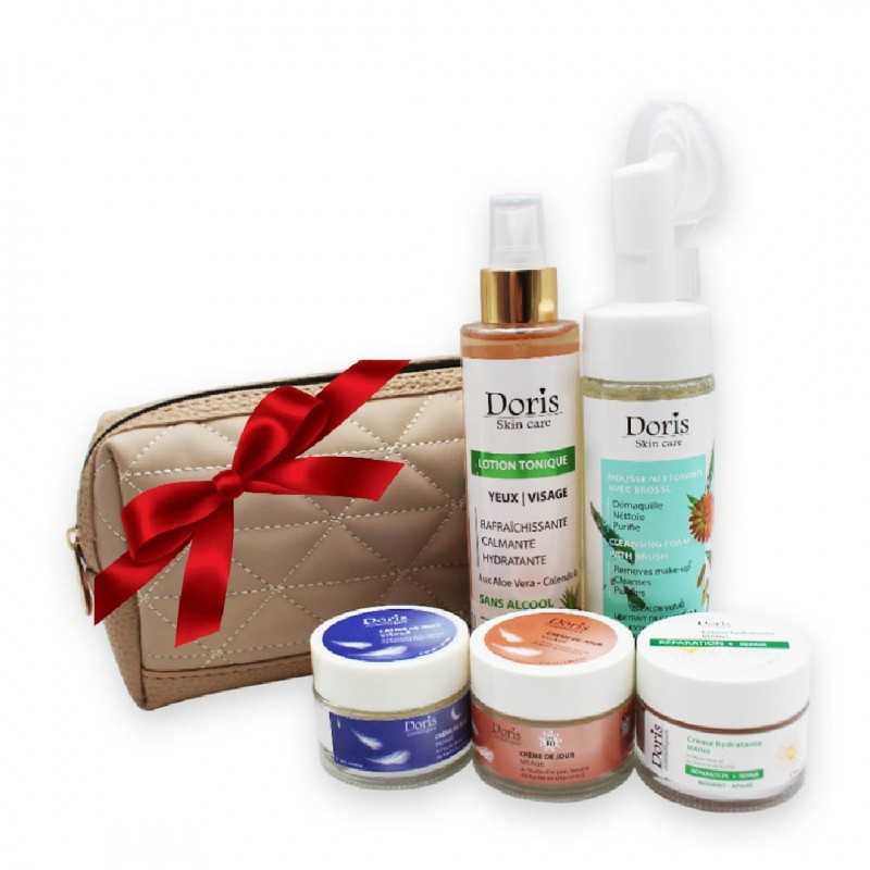 Pack Skin Care Doris Pour Peau Normal + Trousse Multi Usage Gratuit